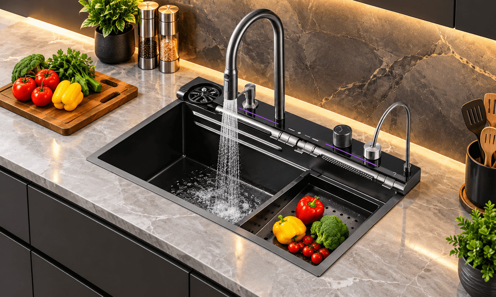 5 Switch Piano Kitchen Sink