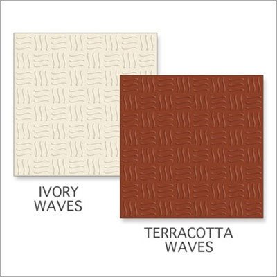 Ivory and Terracotta Tiles