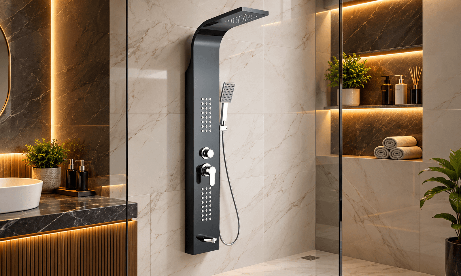 Non LED Shower Panel